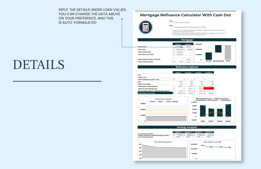 Mortgage Refinance Calculator With Cash Out