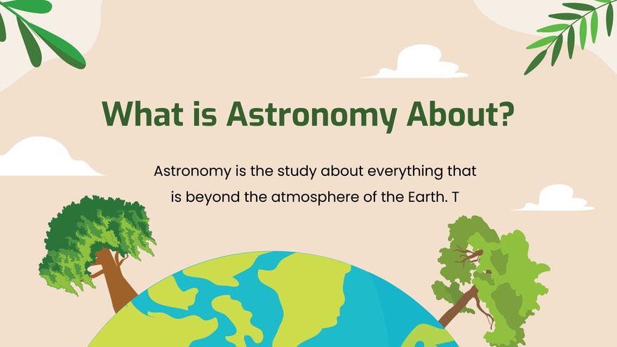 earth presentation topics