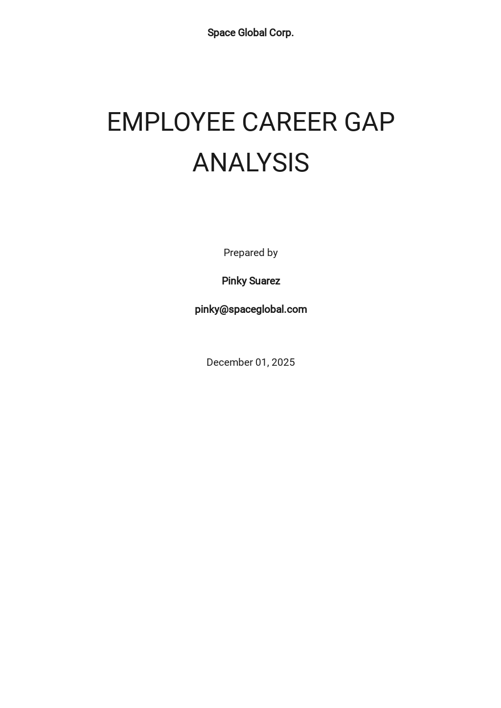 Free Gap Analysis Templates, 15+ Download in PDF | Template.net