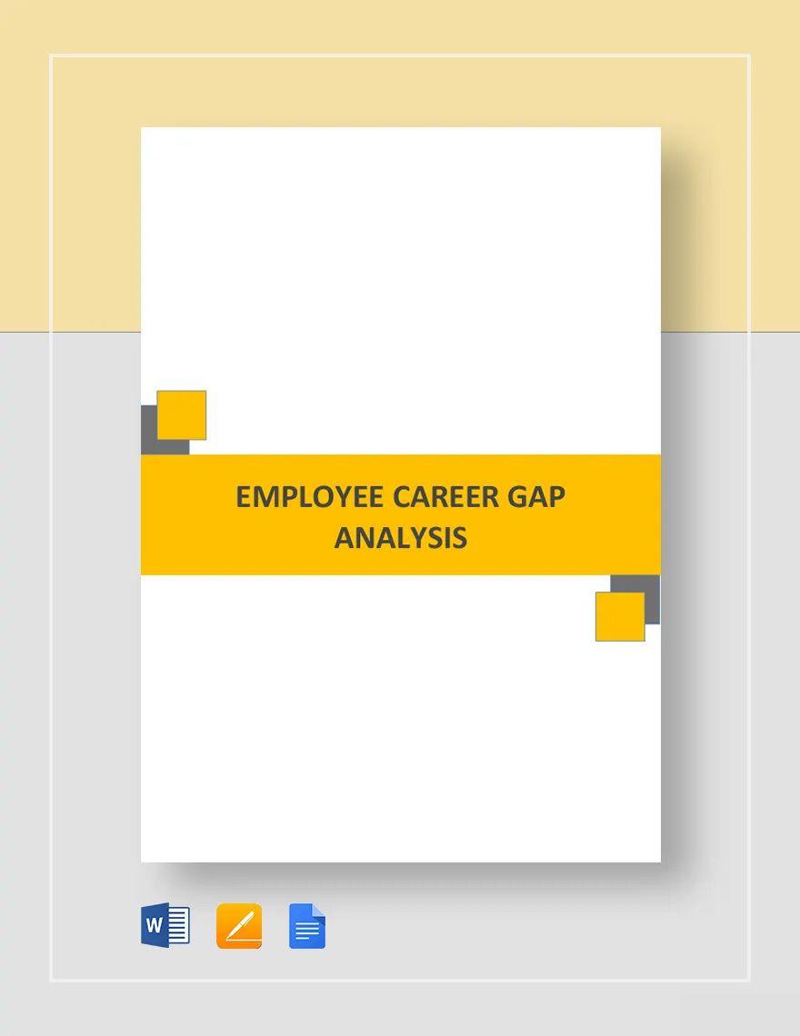 Career Gap Analysis Template