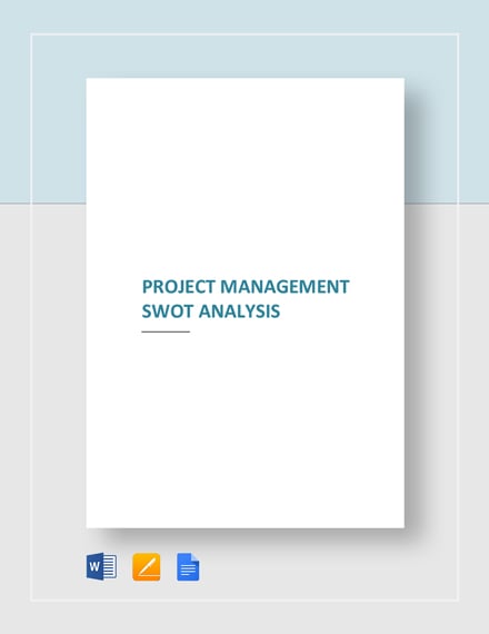 Project Management SWOT Analysis 