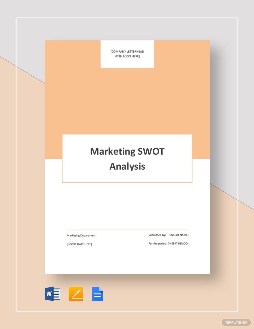 Marketing SWOT Analysis Template