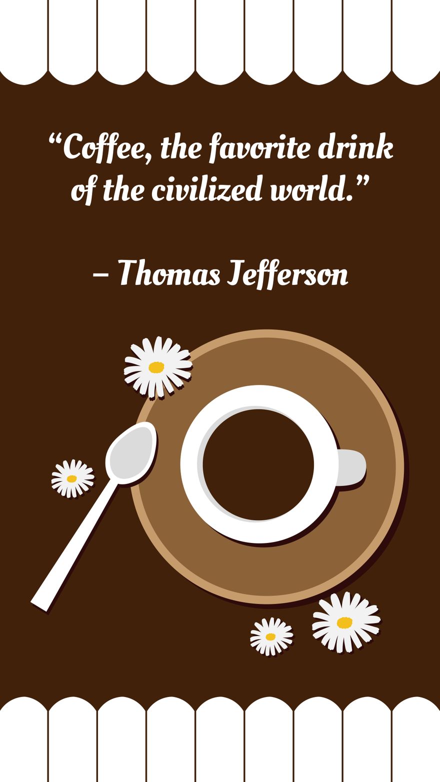Free Coffee Quote in Illustrator, JPG