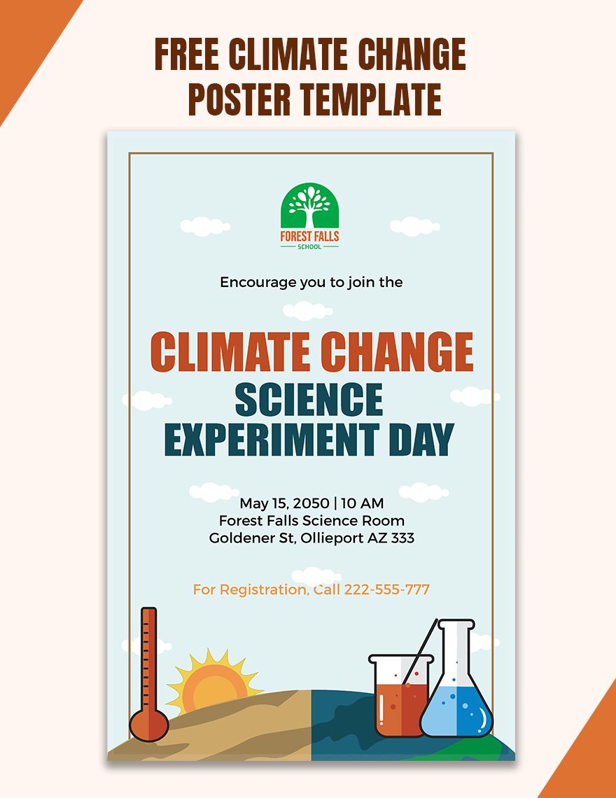 Climate Change Poster Template
