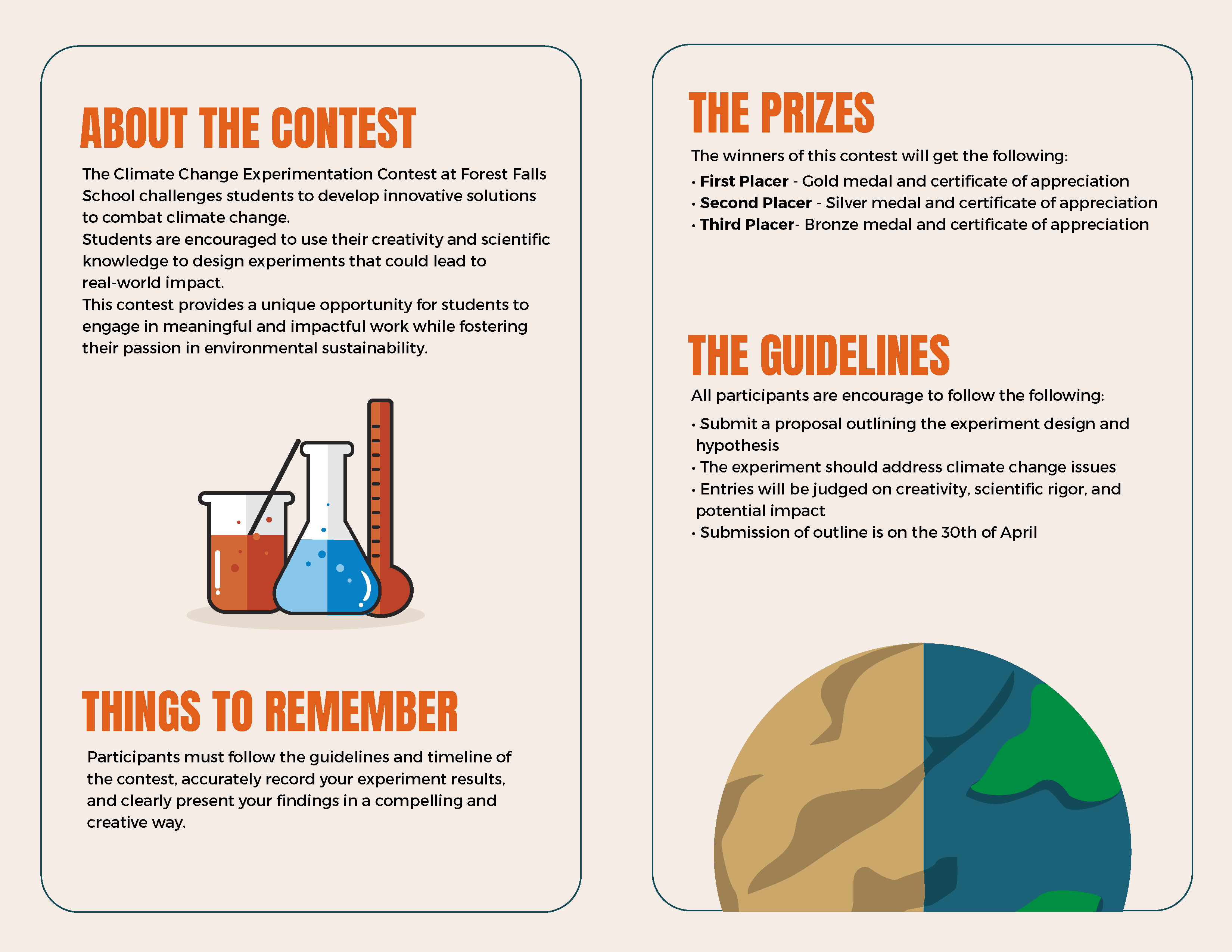 Free Climate Change Brochure Template to Edit Online