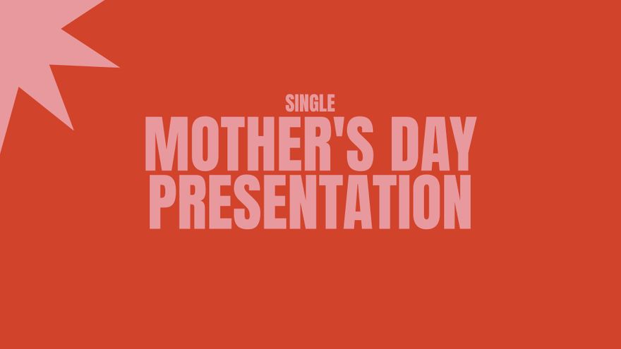 Pretty Mother's Day Presentation