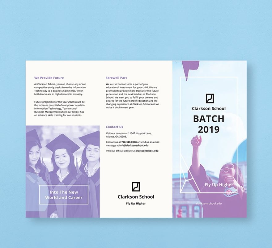Graduation Brochure Template