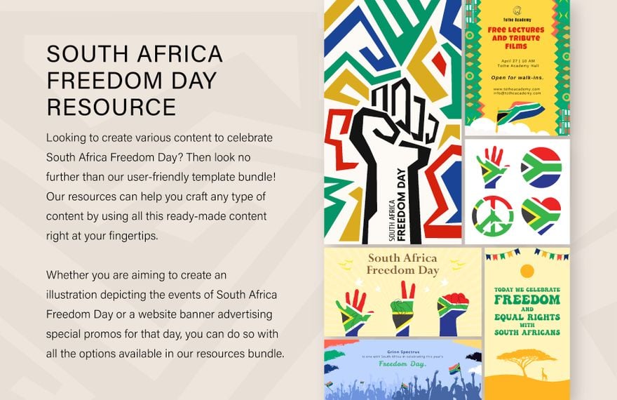20+ South Africa Freedom Day Bundle Templates