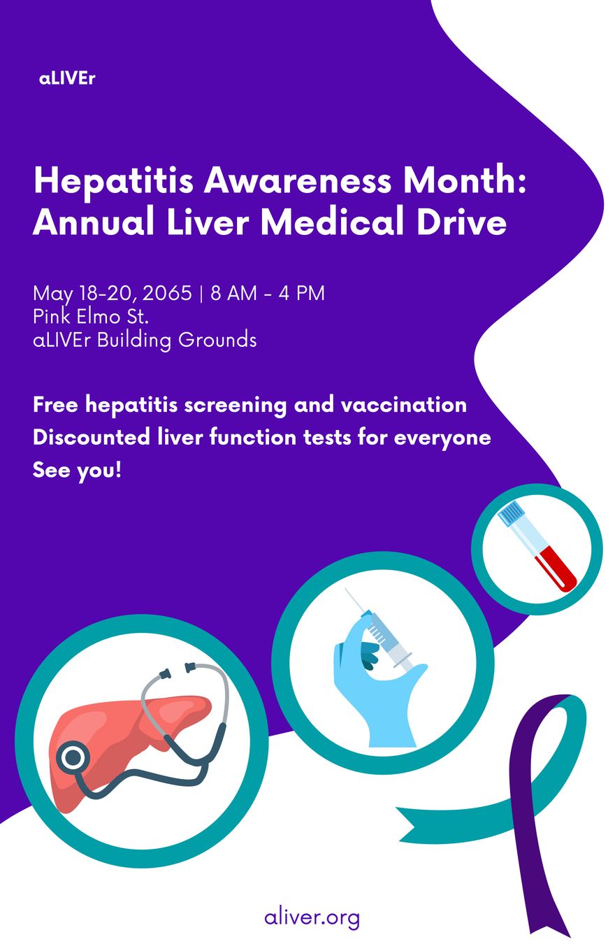 Hepatitis Awareness Month Poster