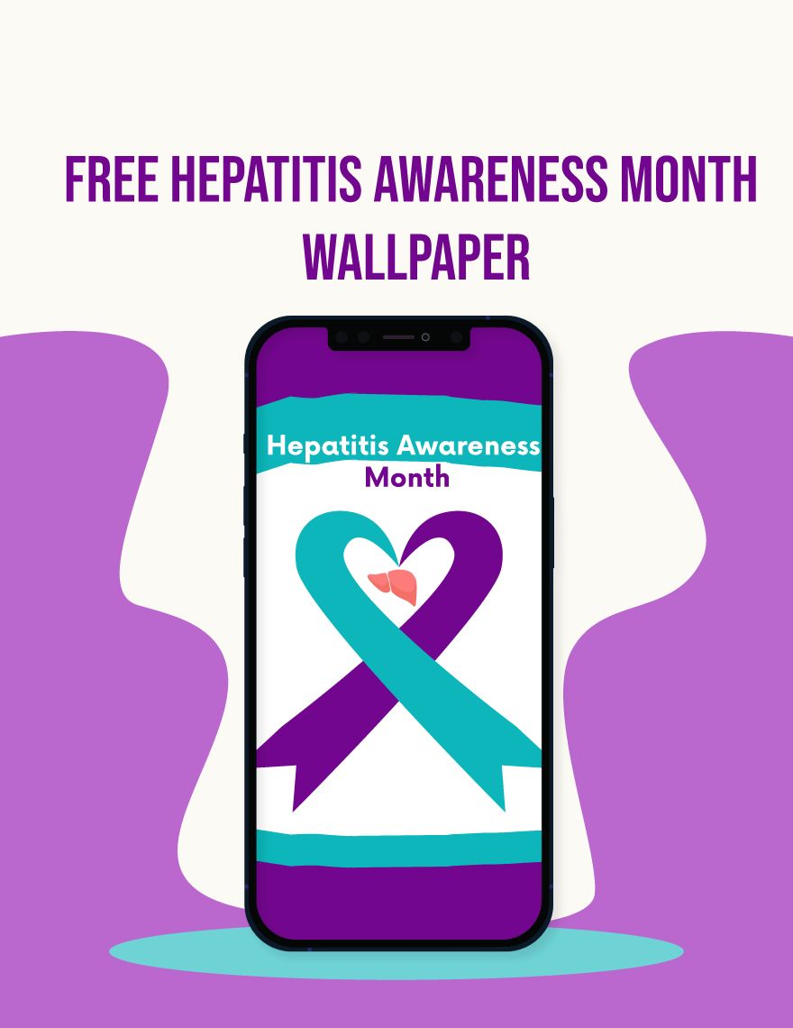 Free Hepatitis Awareness Month WallPaper in Illustrator, EPS, SVG, JPG, PNG