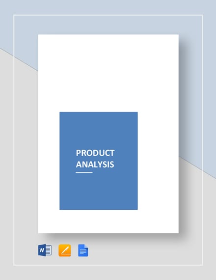 Product Analysis
