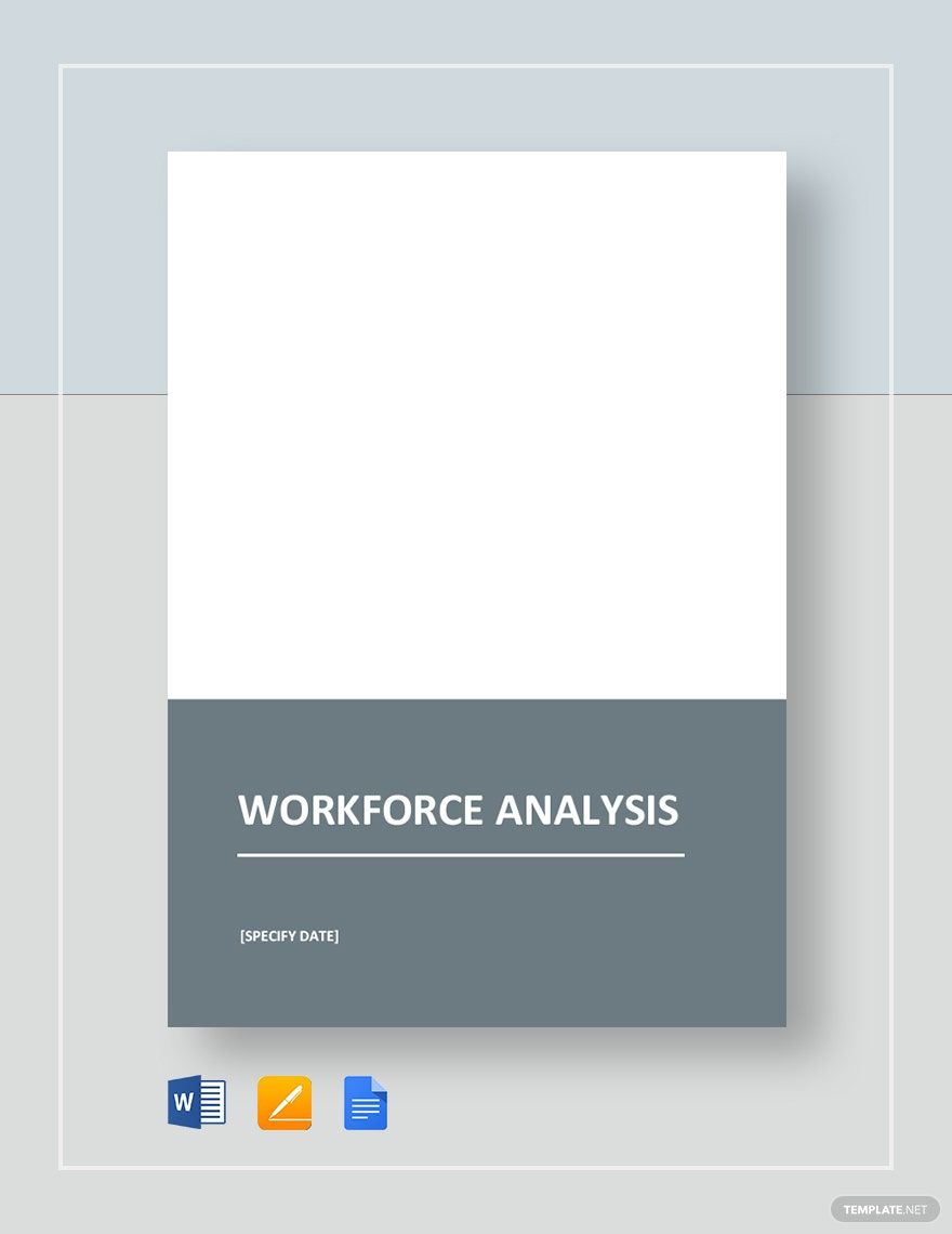 Workforce Analysis Template in Word, Google Docs, Apple Pages