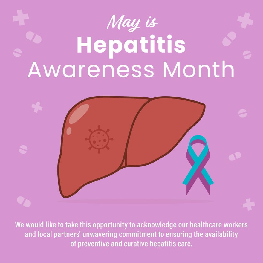 Hepatitis Awareness Month Instagram Post