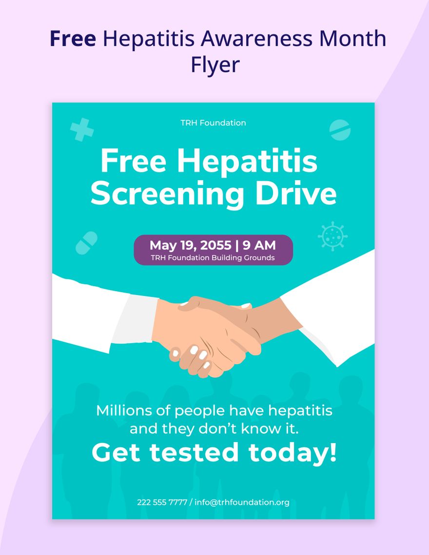 Hepatitis Awareness Month Flyer