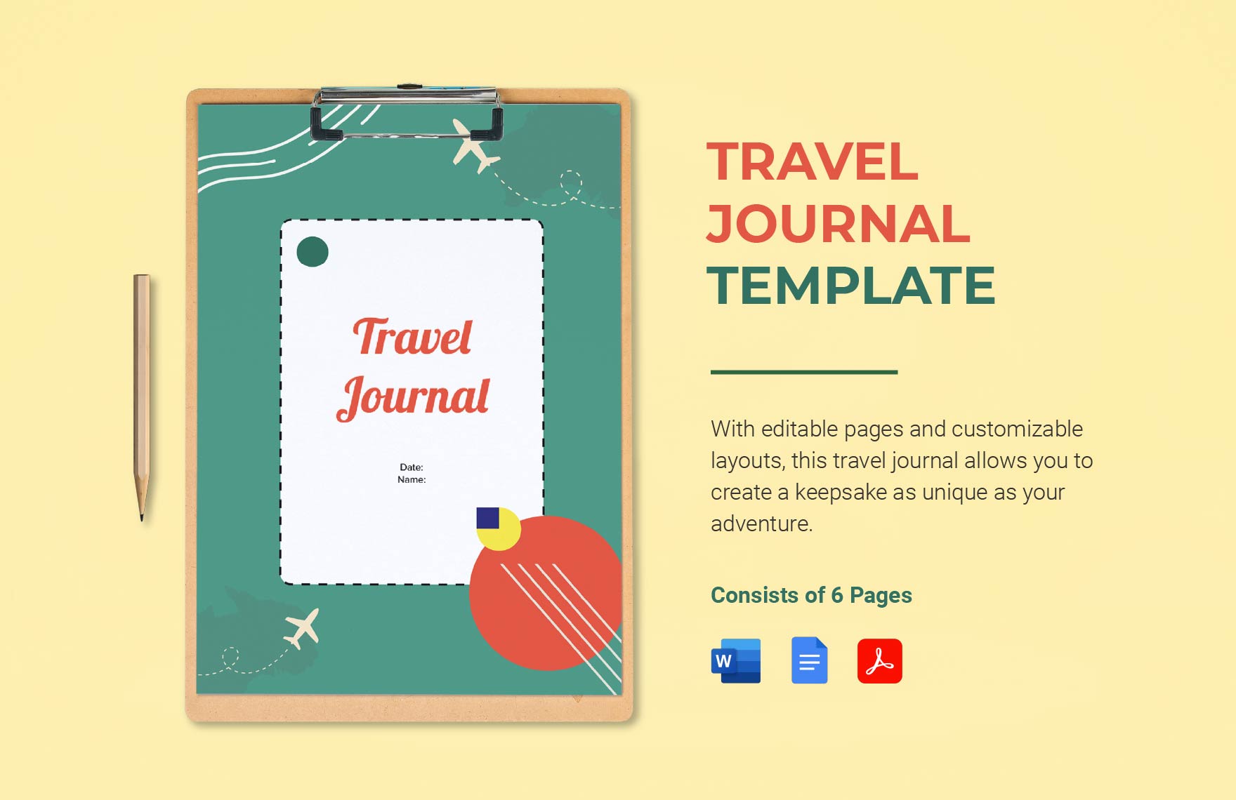 Travel Journal Template Google Slides Infoupdate