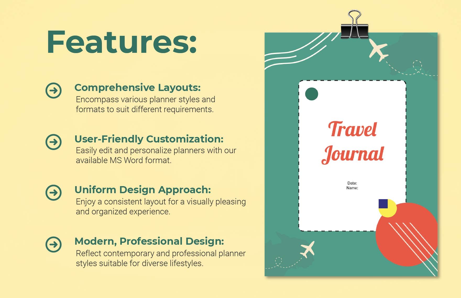 Travel Journal Template