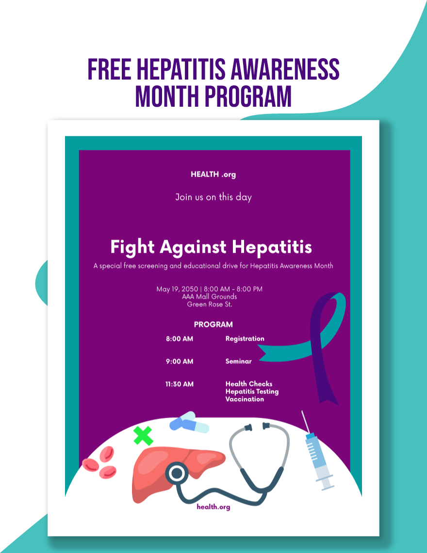 Hepatitis Awareness Month Program