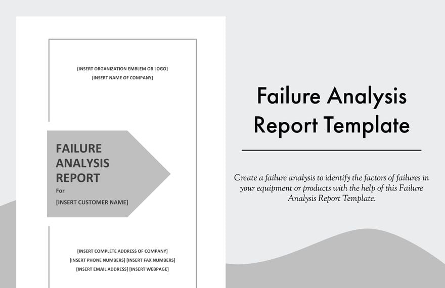 Free Failure Analysis Report Template