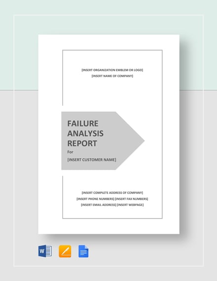 9+ Editable Failure Analysis Templates - PDF, Word, Google Docs, Apple ...