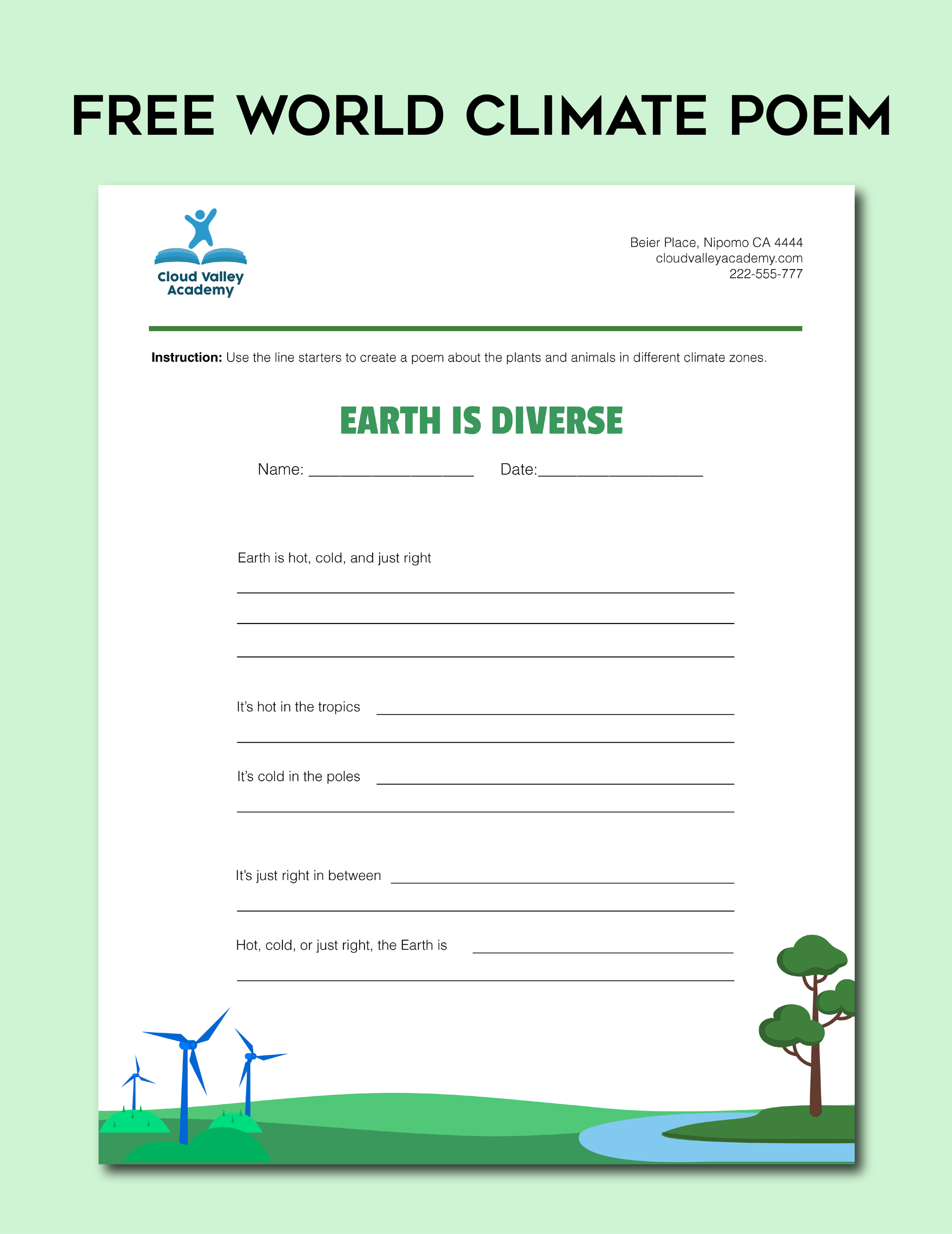 World Climate Poem