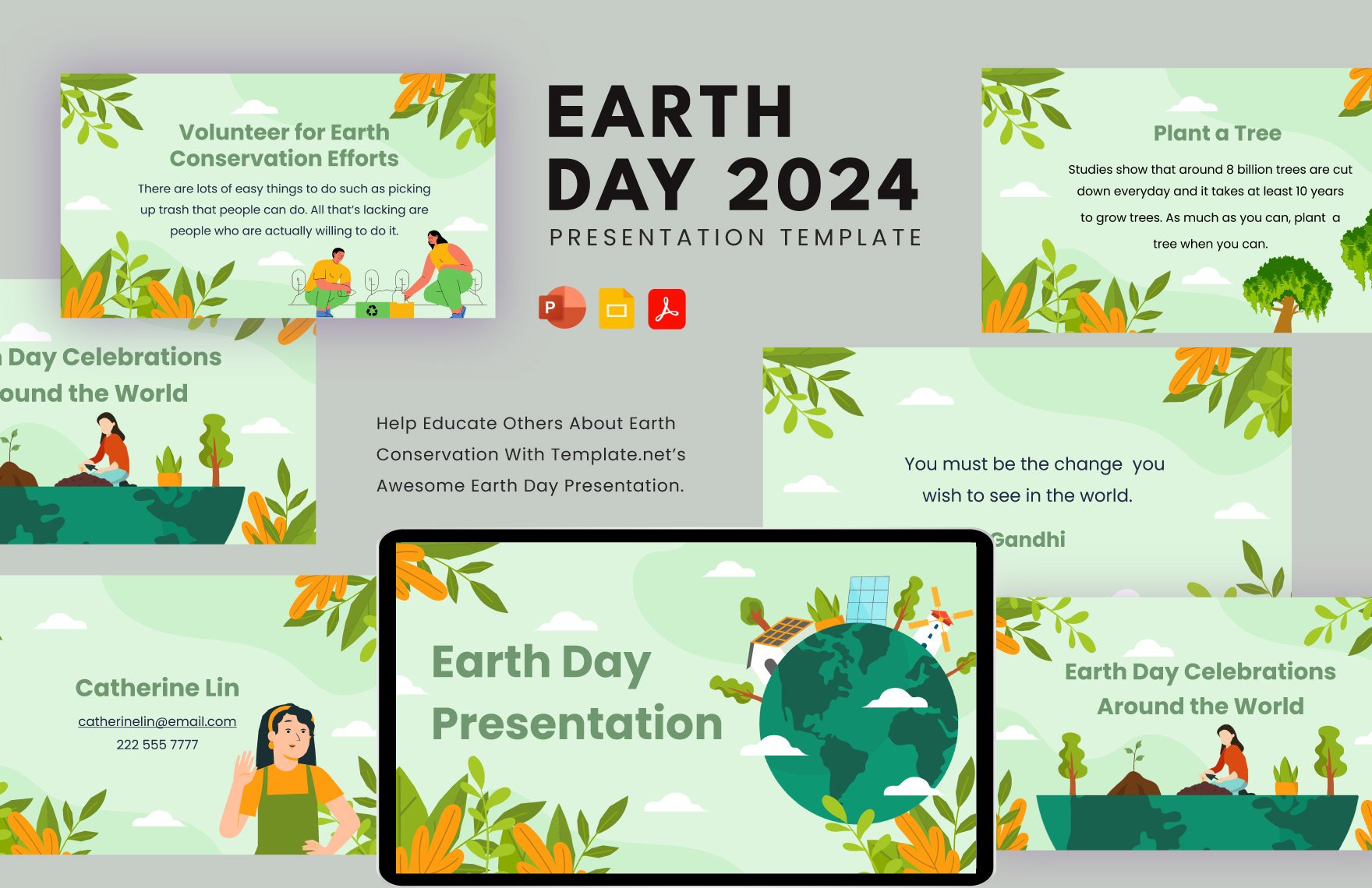 Earth Day 2024 Template