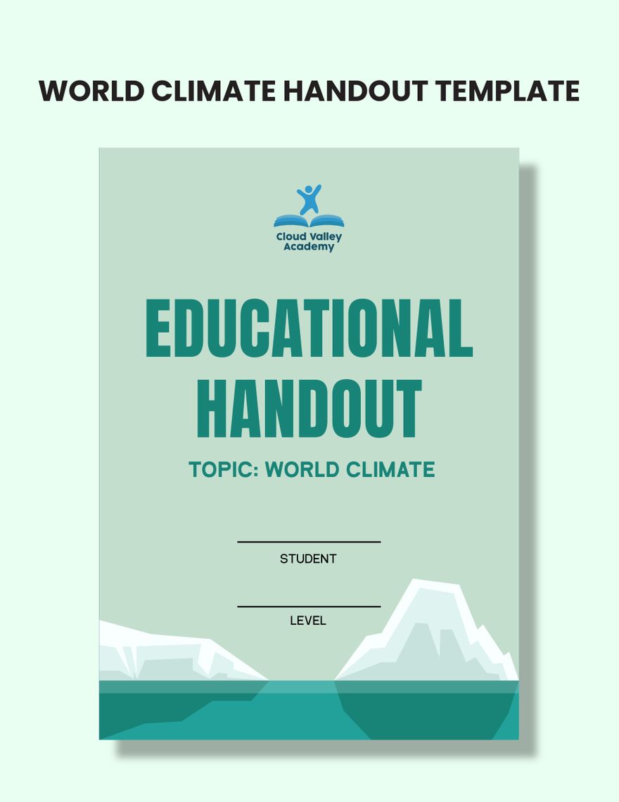 World Climate Handout Template