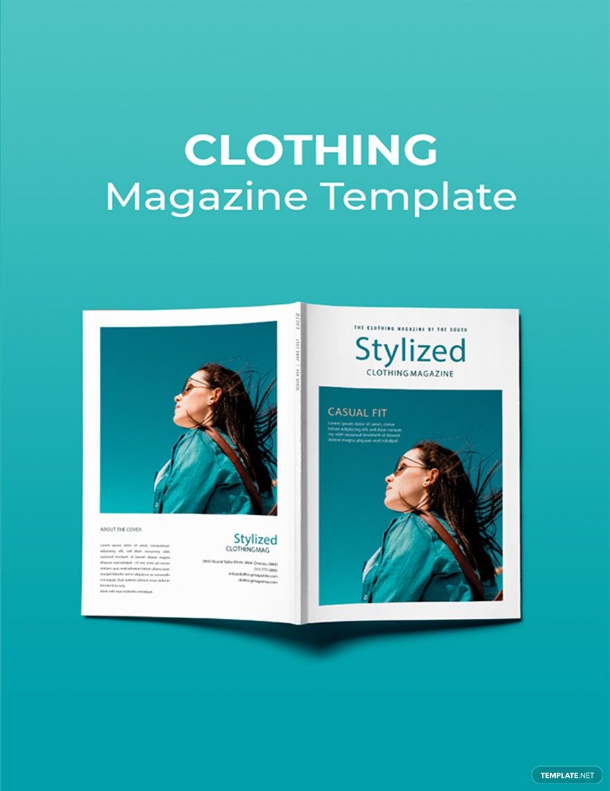 Clothing Magazine Template