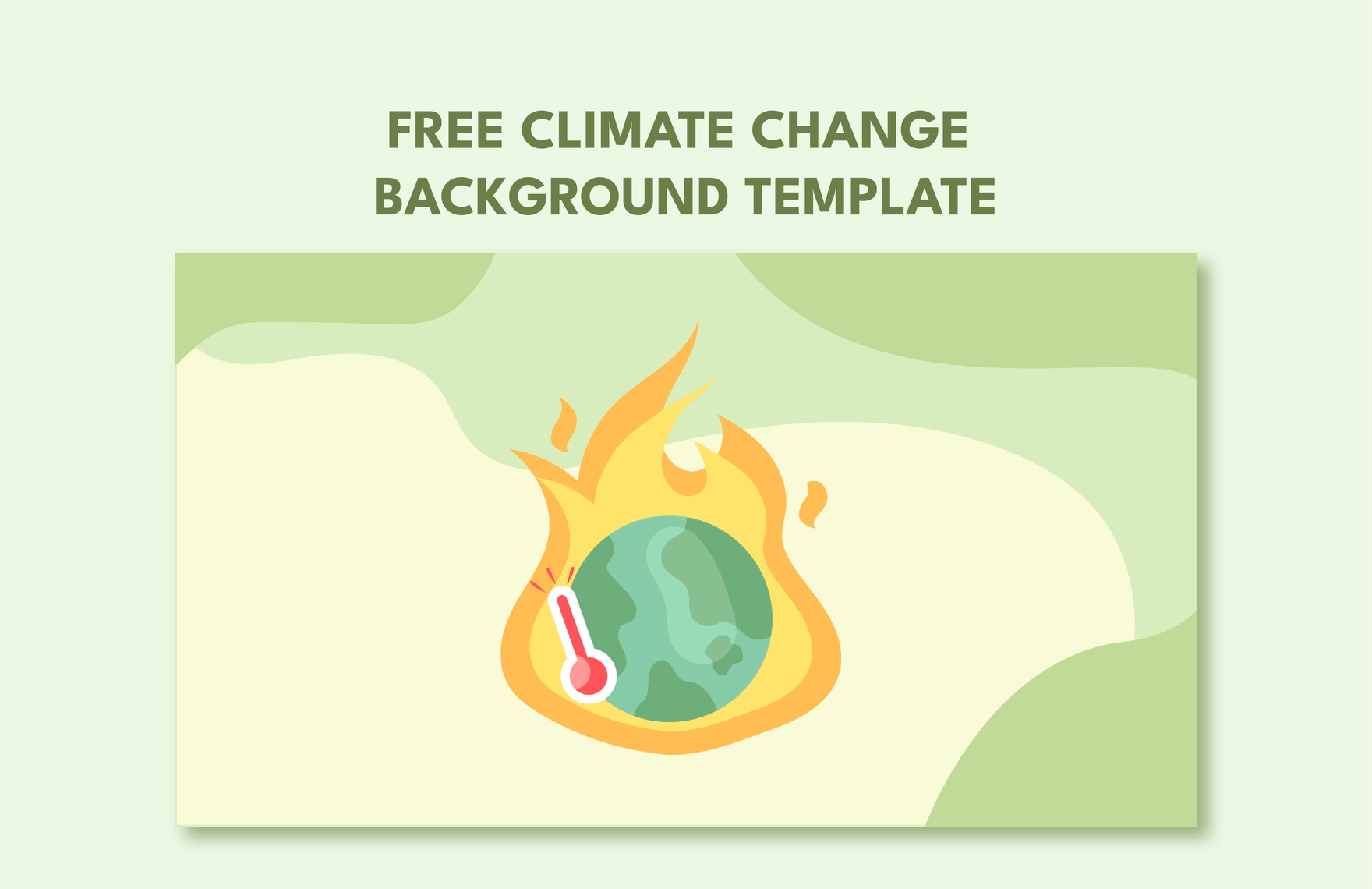 Climate Change Background Template
