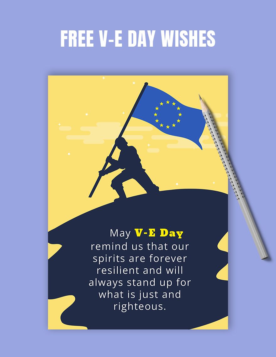 Free V-E Day Wishes in Word, Google Docs, Illustrator, PSD, EPS, SVG, JPG, PNG