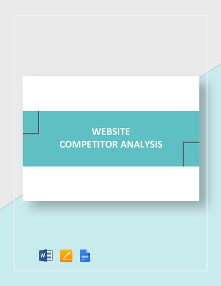 website competitor analysis