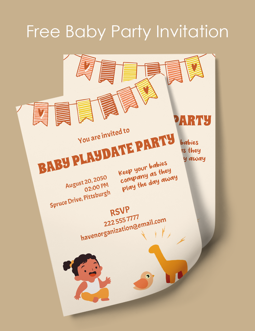 Baby Party Invitation