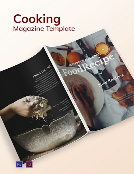 Free Cooking Magazine Template