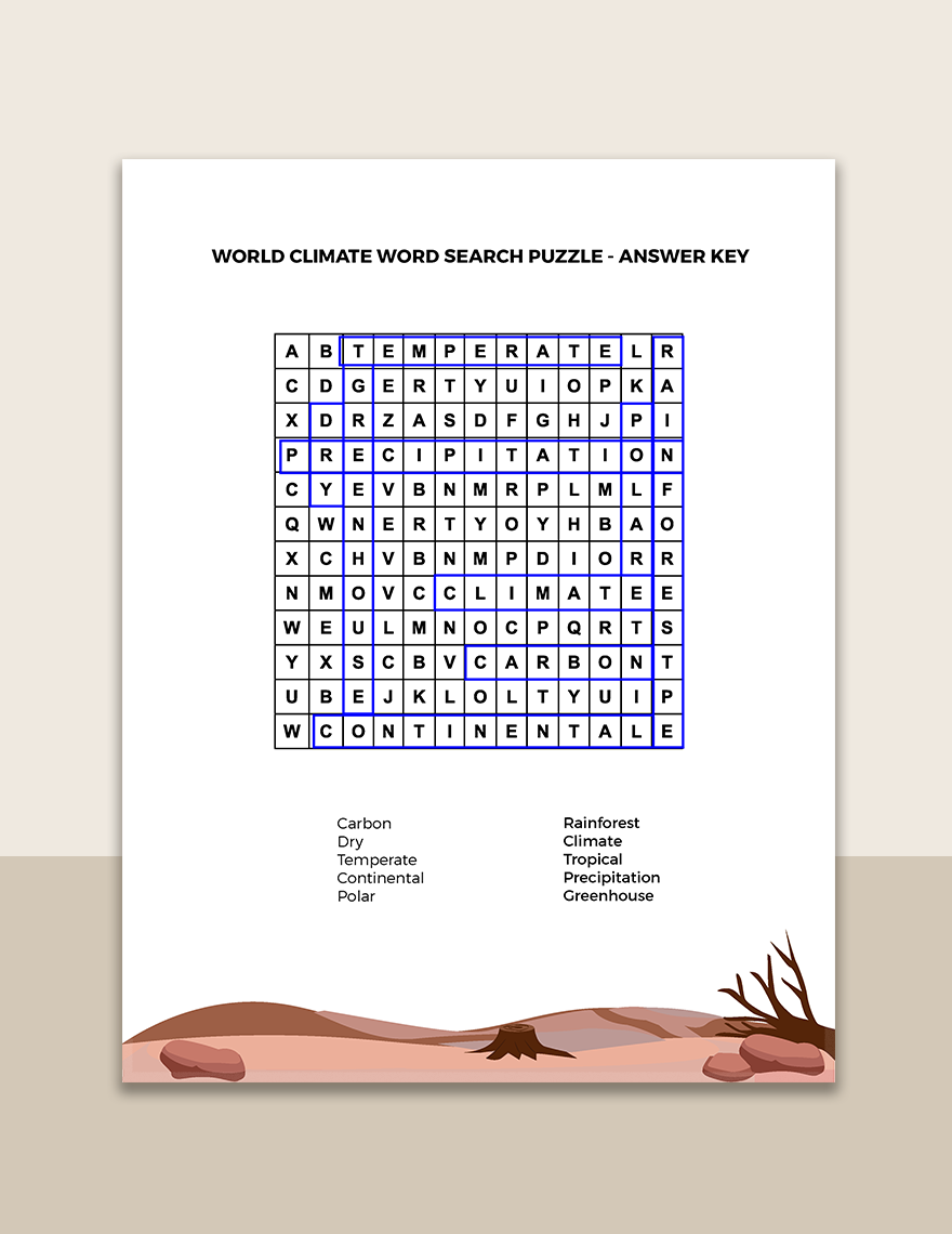 World Climate Puzzle