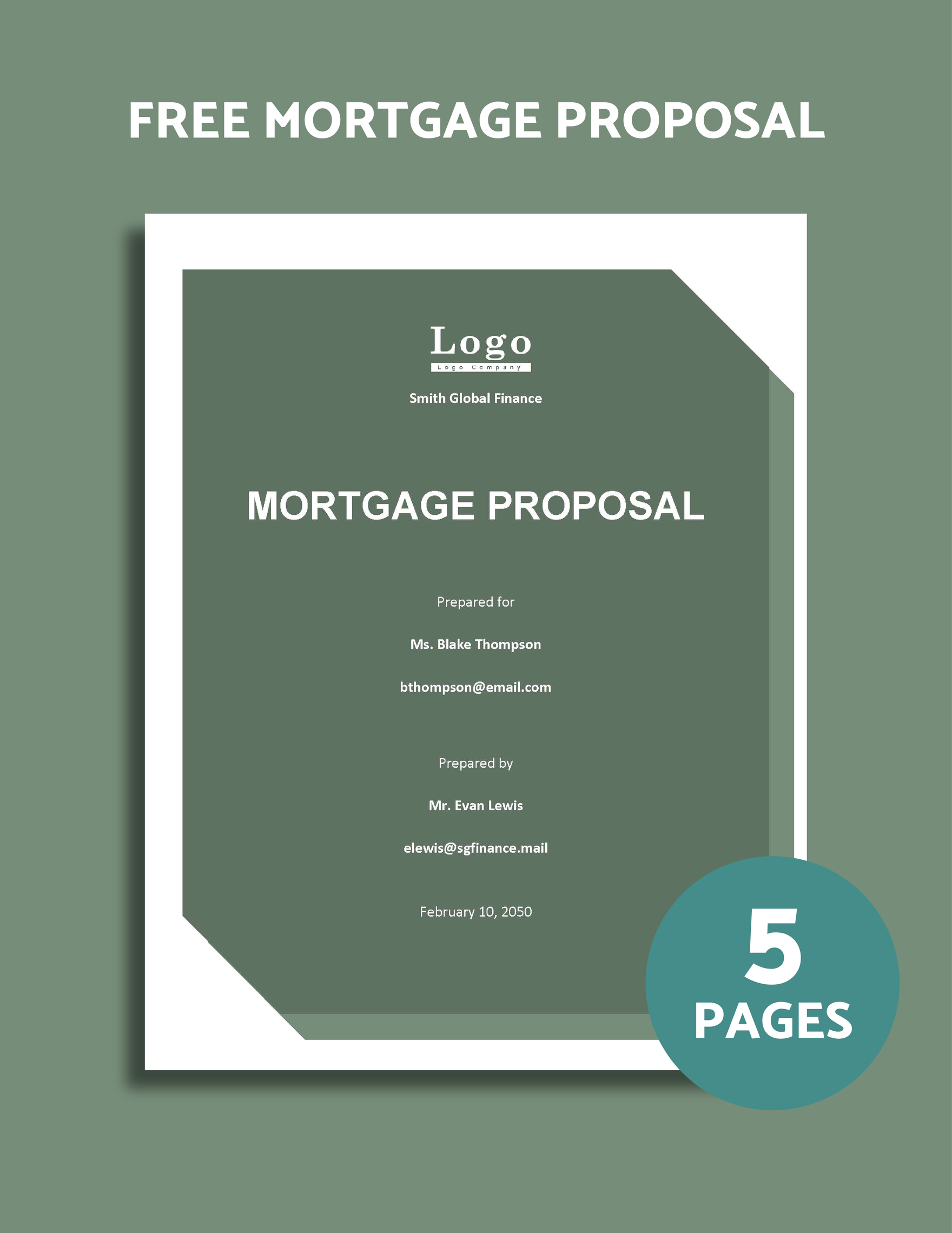 Mortgage Proposal Template