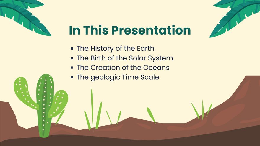 history of earth powerpoint presentation