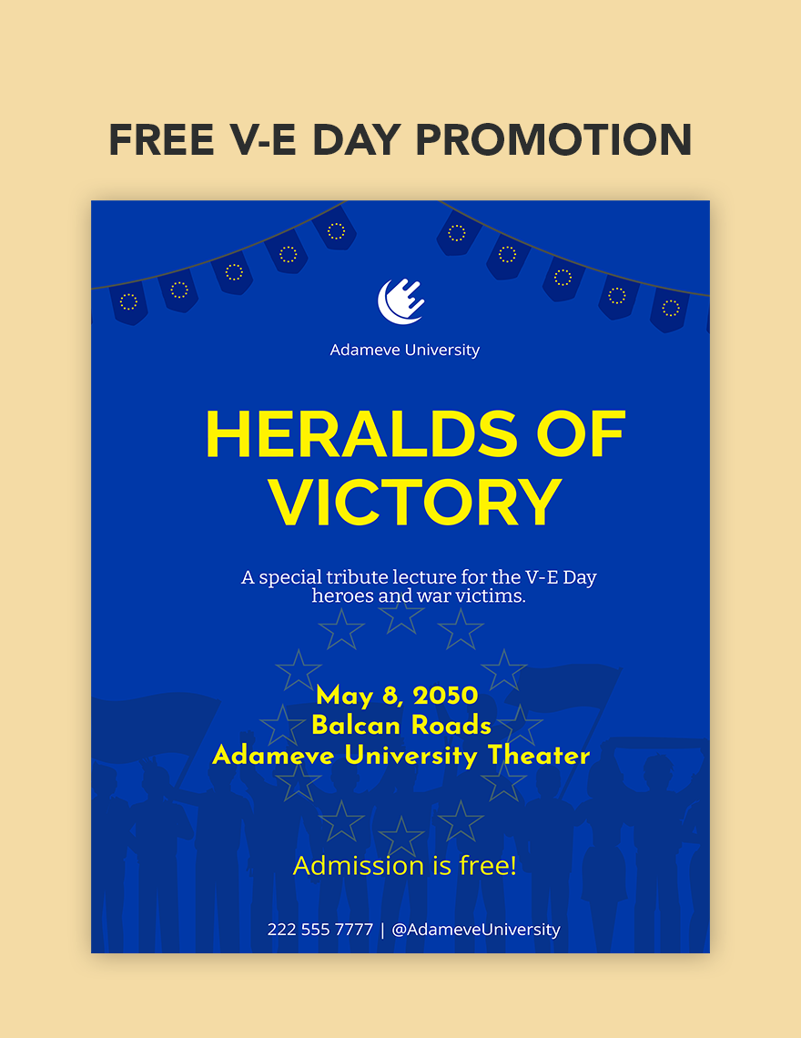 V-E Day Promotion