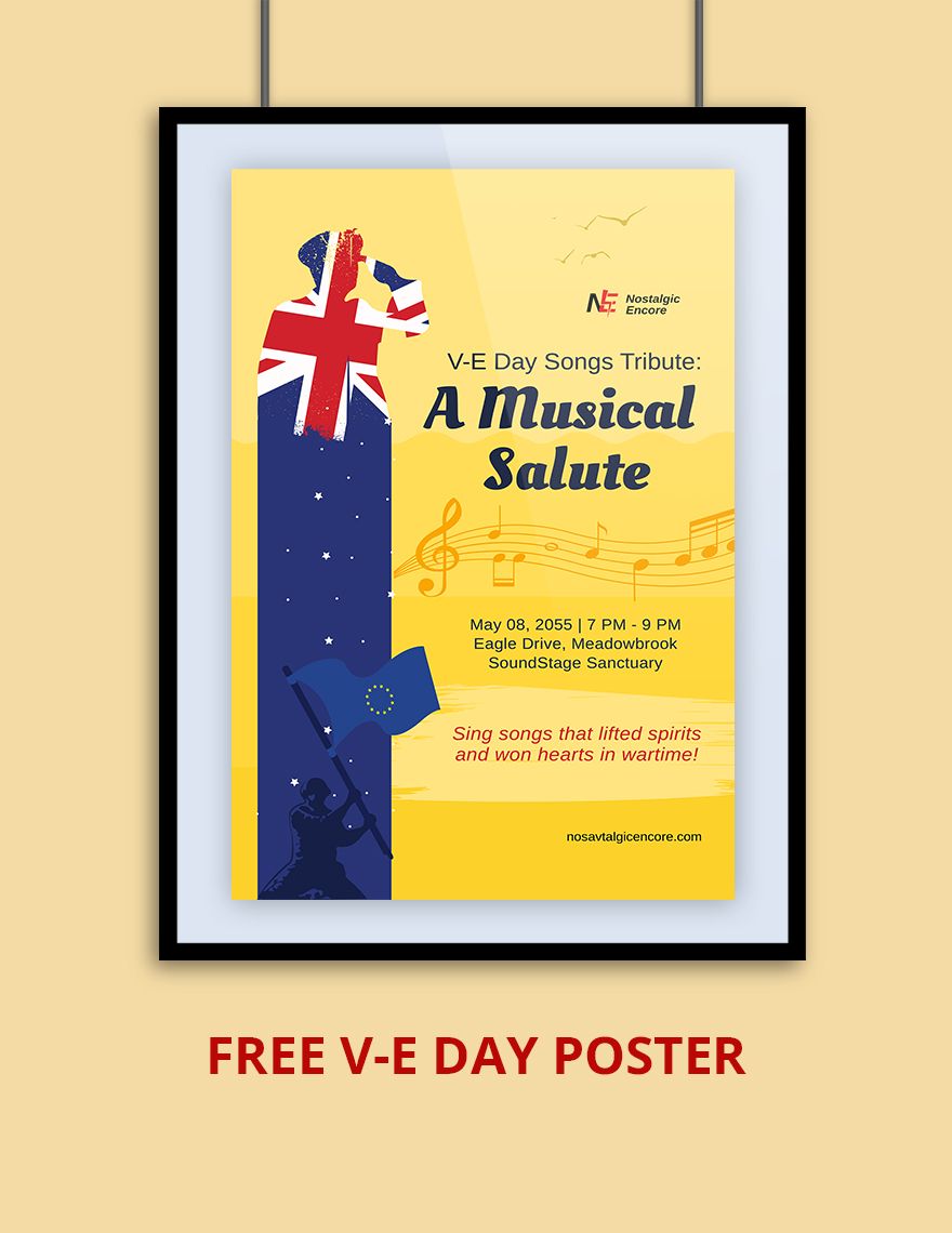 V-E Day Poster