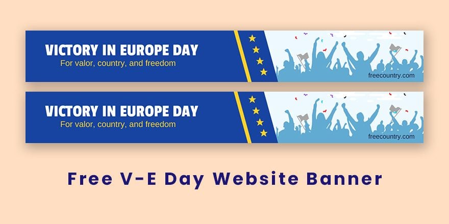 V-E Day Website Banner