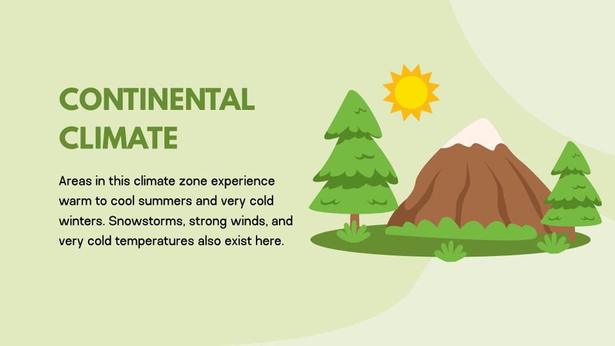 climate presentation templates