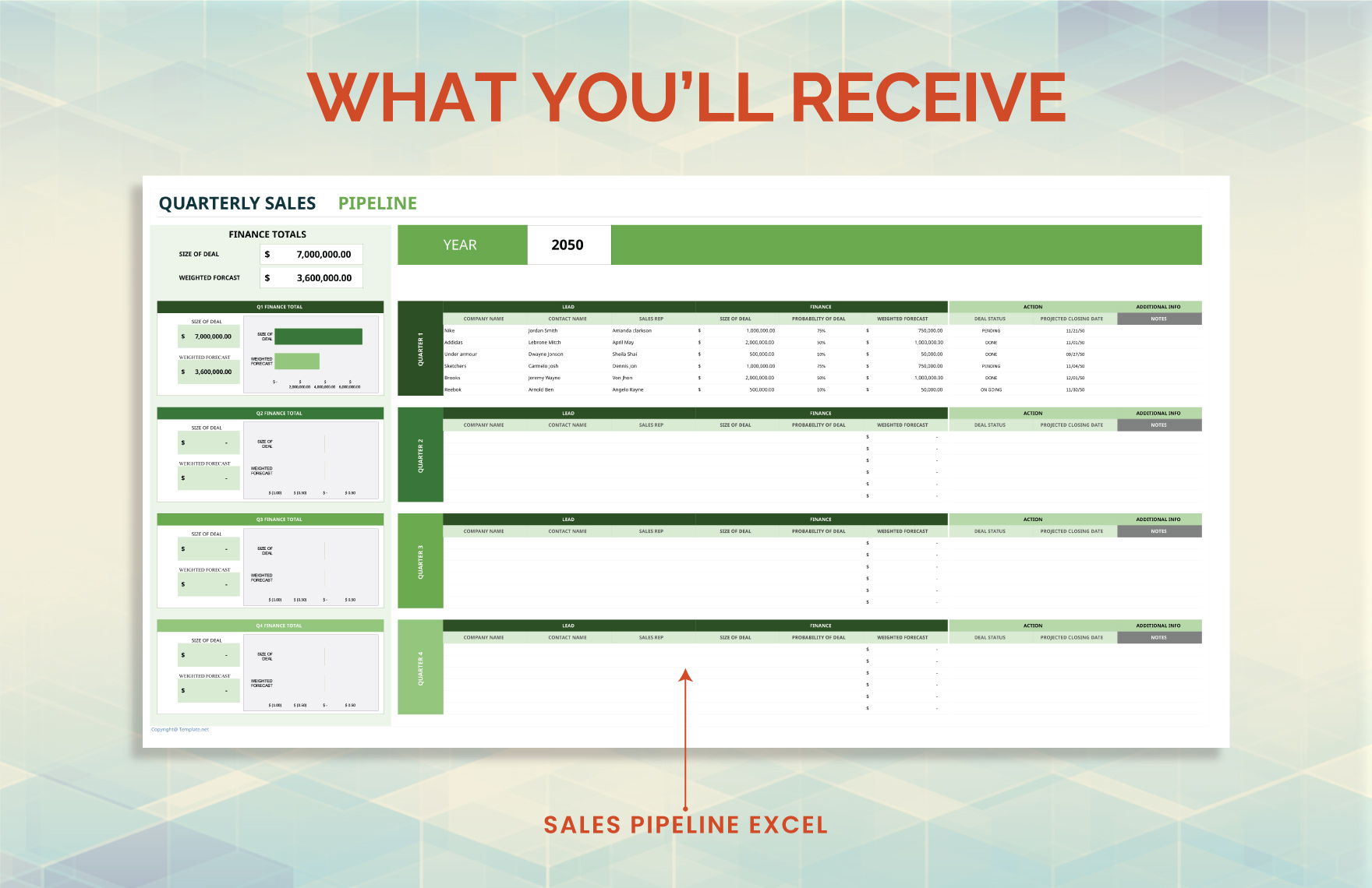 Sales Pipeline Excel Template