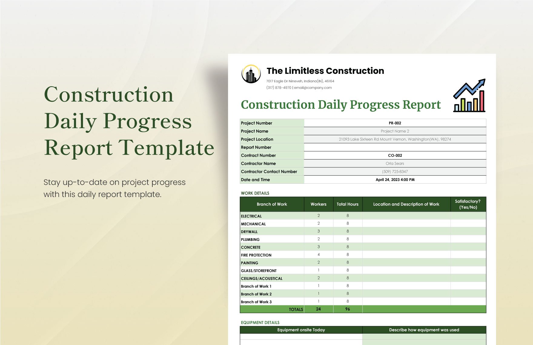  Construction Excel Templates Bundle