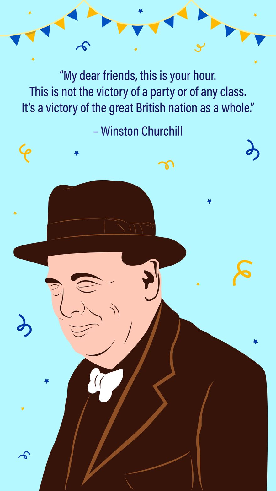 V E Day Quote In JPEG Download Template V E Day Quote In JPEG Download Template