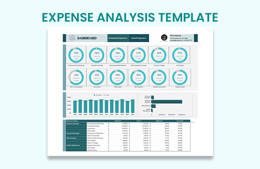 FREE Expense Sheet Template - Download in Word, Google Docs, Excel, PDF ...