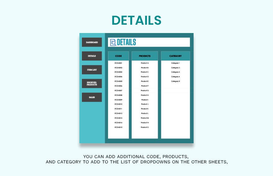 Stock and Inventory Tracker Template