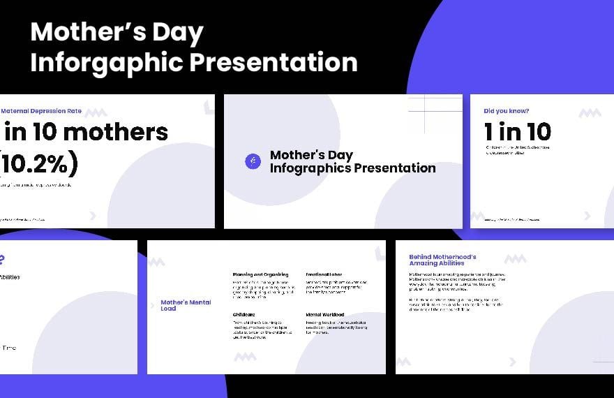Mother's Day Infographics Presentation