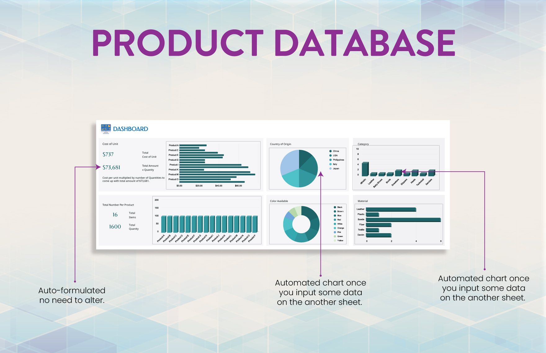 Product Database Template
