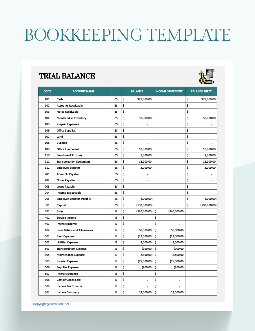 Bookkeeping Template Google Sheets Excel Template net