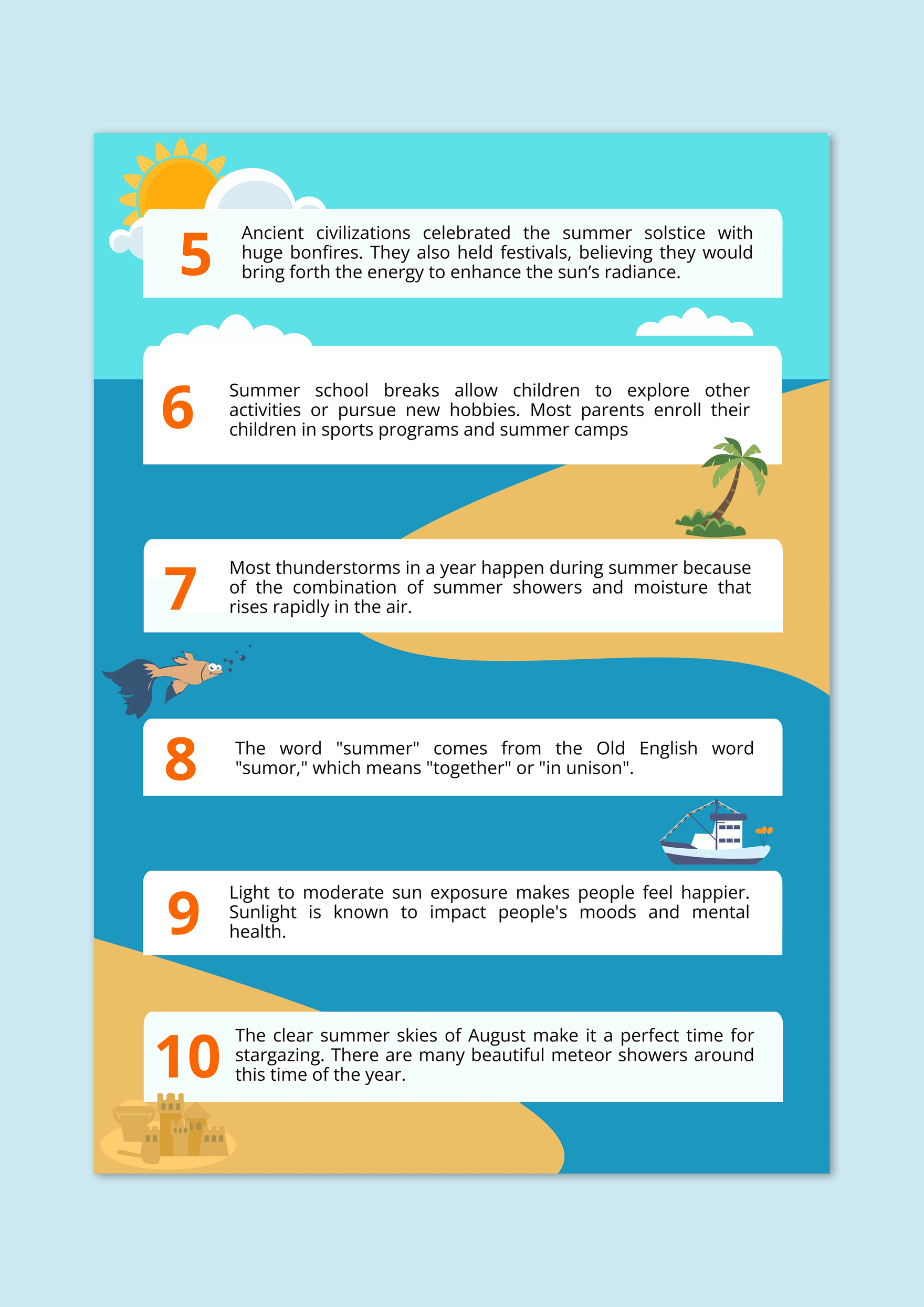 Summer Fact Sheet