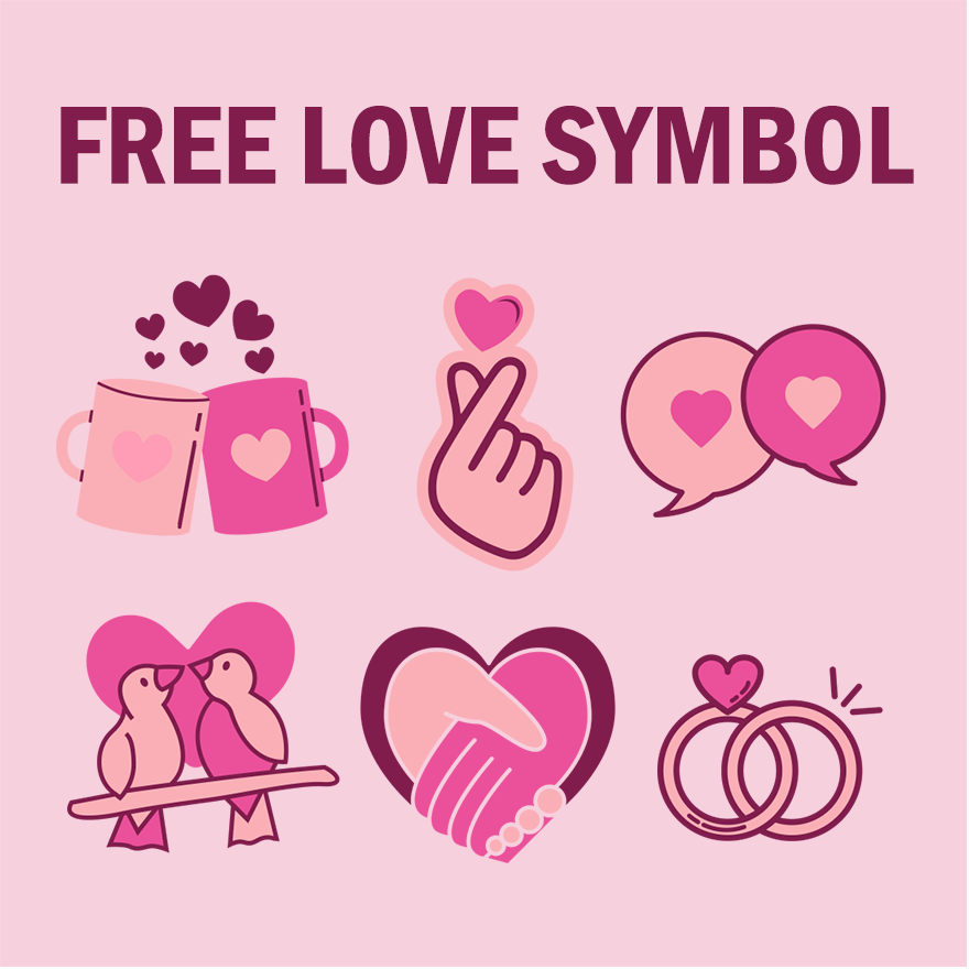 Love Symbols in Illustrator, PSD, EPS, SVG, JPG, PNG
