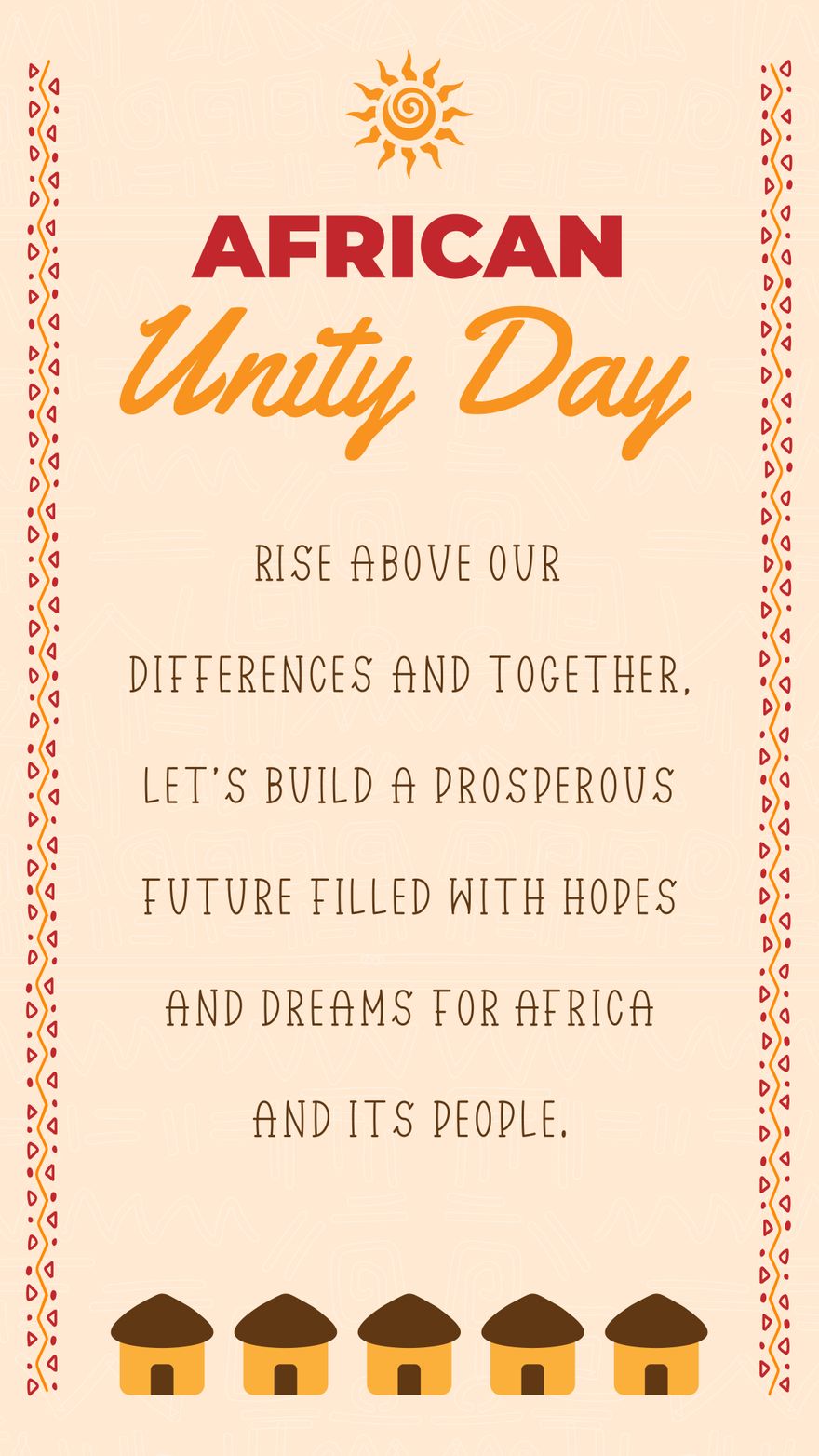 Free African Unity Day Whatsapp Status in Illustrator, PSD, EPS, SVG, PNG, JPEG
